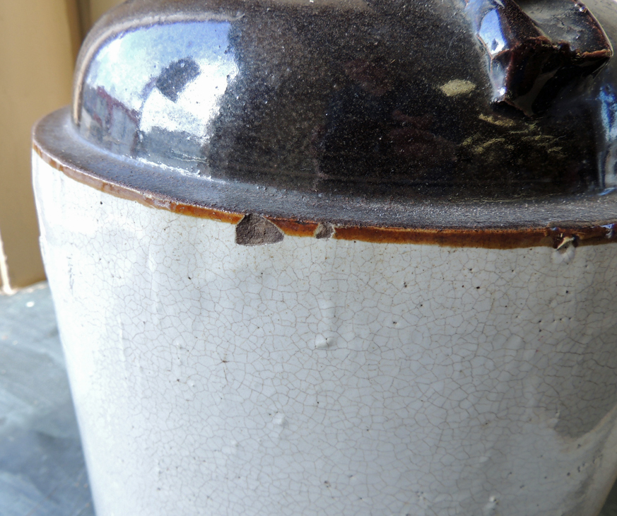 Vintage Five Gallon Stoneware Crock Jug