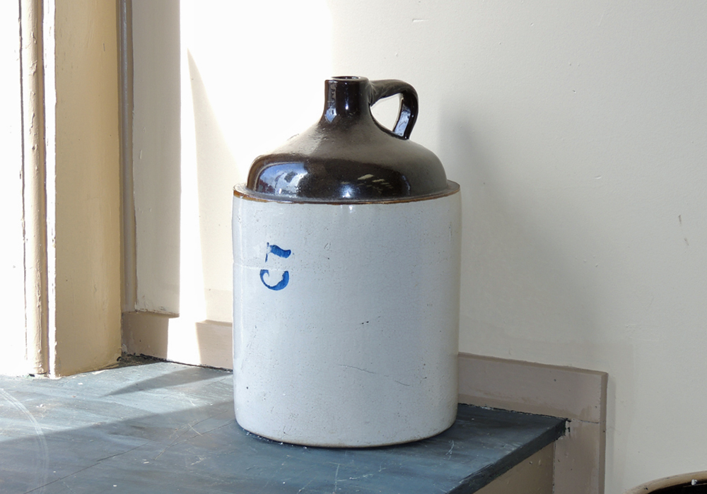 Vintage Five Gallon Stoneware Crock Jug