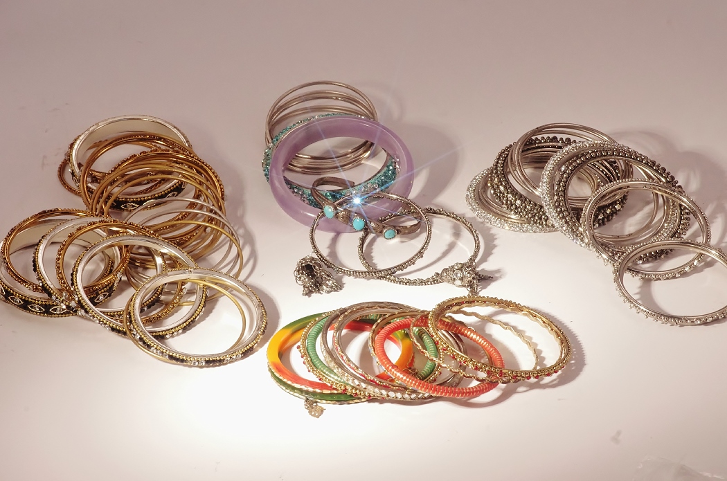 Bangle Bracelet Collection with Hanger