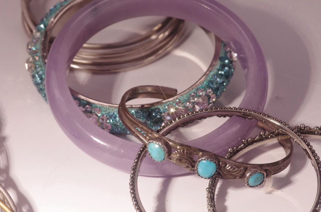 Bangle Bracelet Collection with Hanger