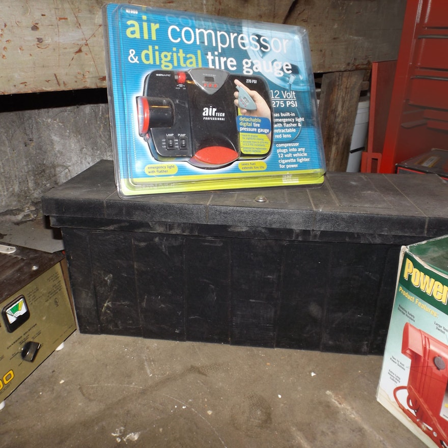 Automotive Group with Battery Charger, Air Compressor, Jump Start