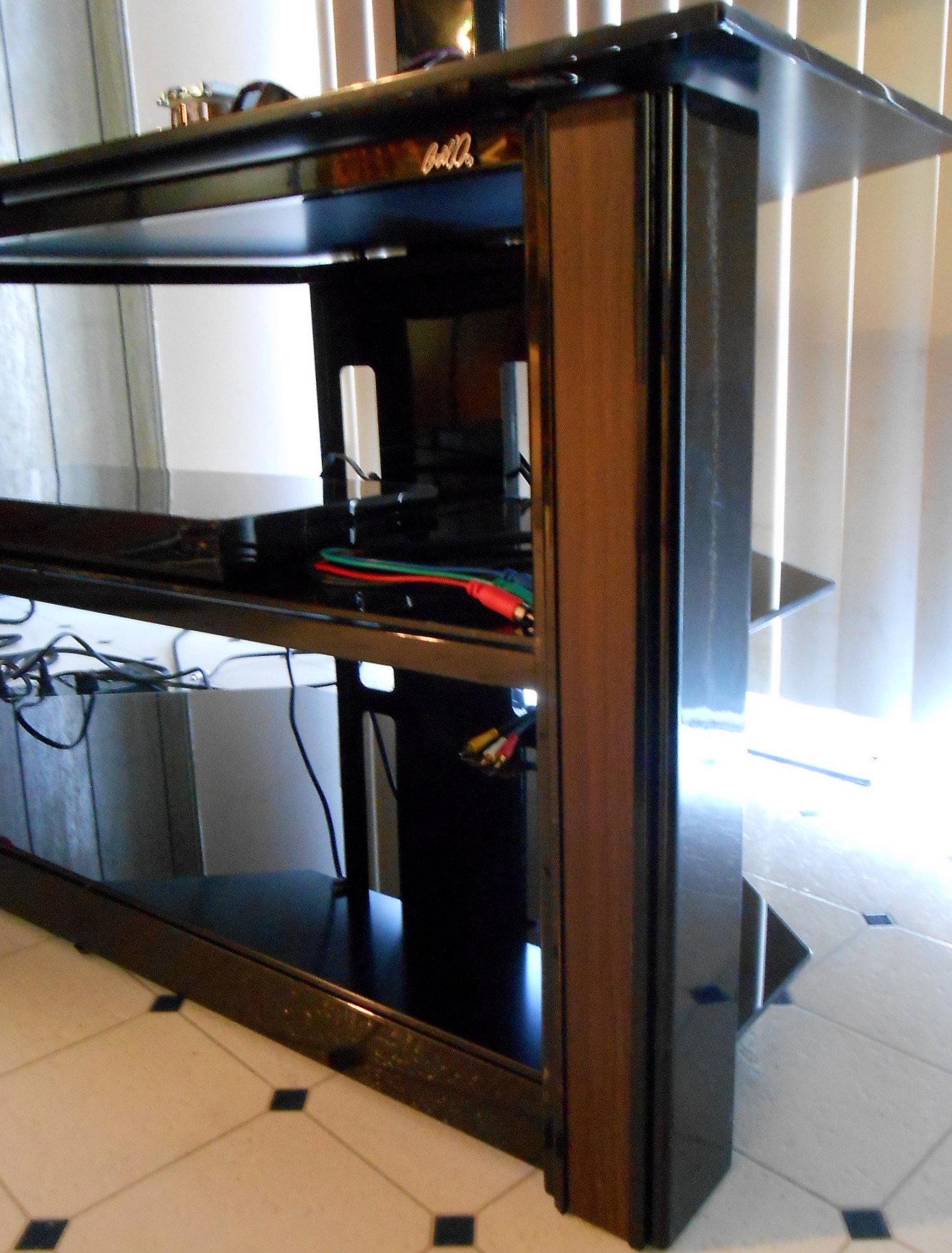 Samsung 3D LED HDTV, Blue Ray Disc Player, Glass Stand and More