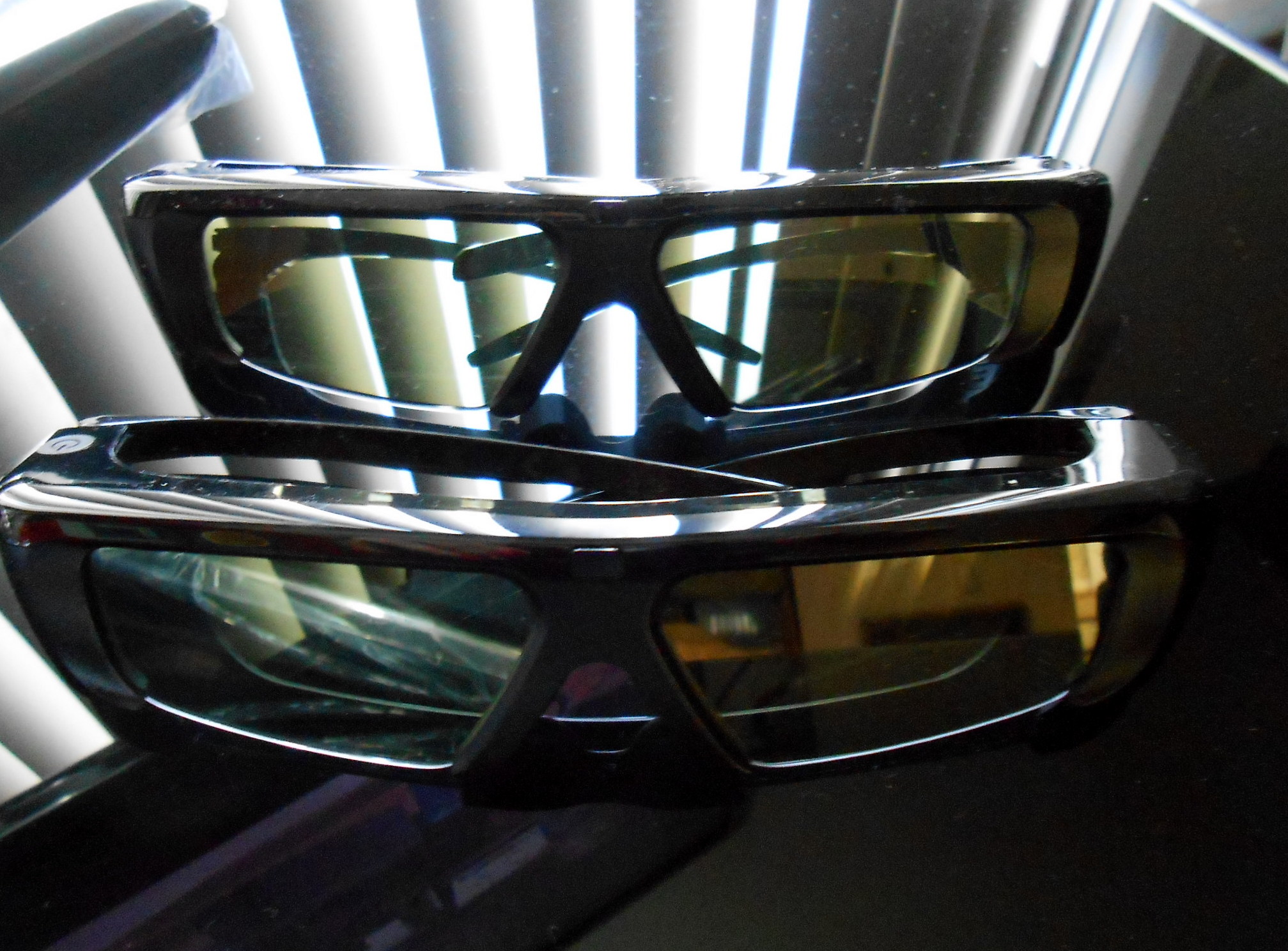 Samsung 3D LED HDTV, Blue Ray Disc Player, Glass Stand and More