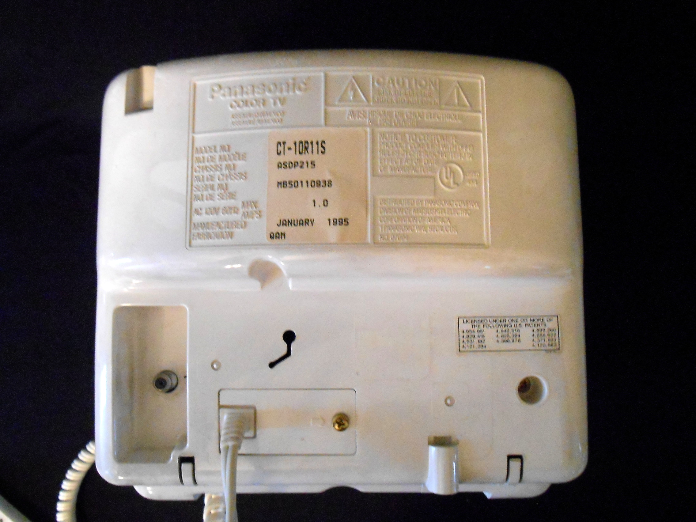 Throwback Radio Shack Cell Phone and Panasonic TV