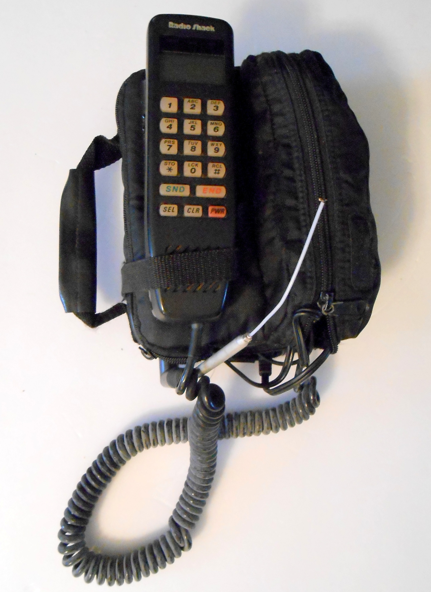 Throwback Radio Shack Cell Phone and Panasonic TV