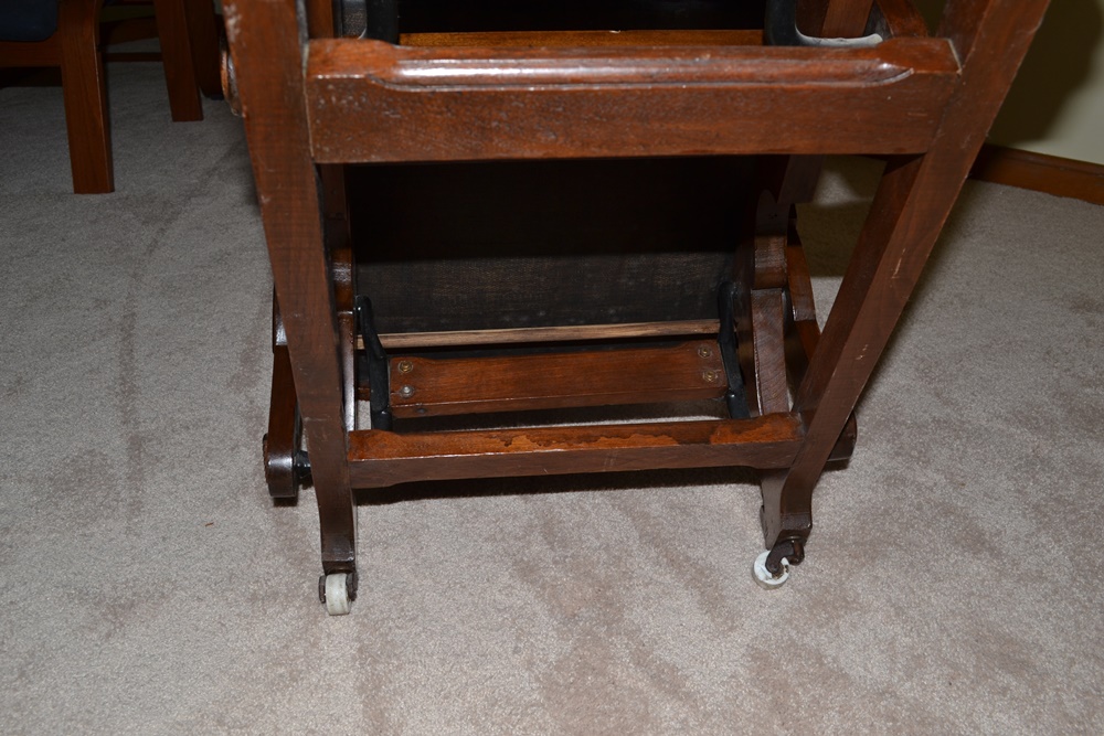 Late Victorian Era Eastlake Style Glider Rocking Chair