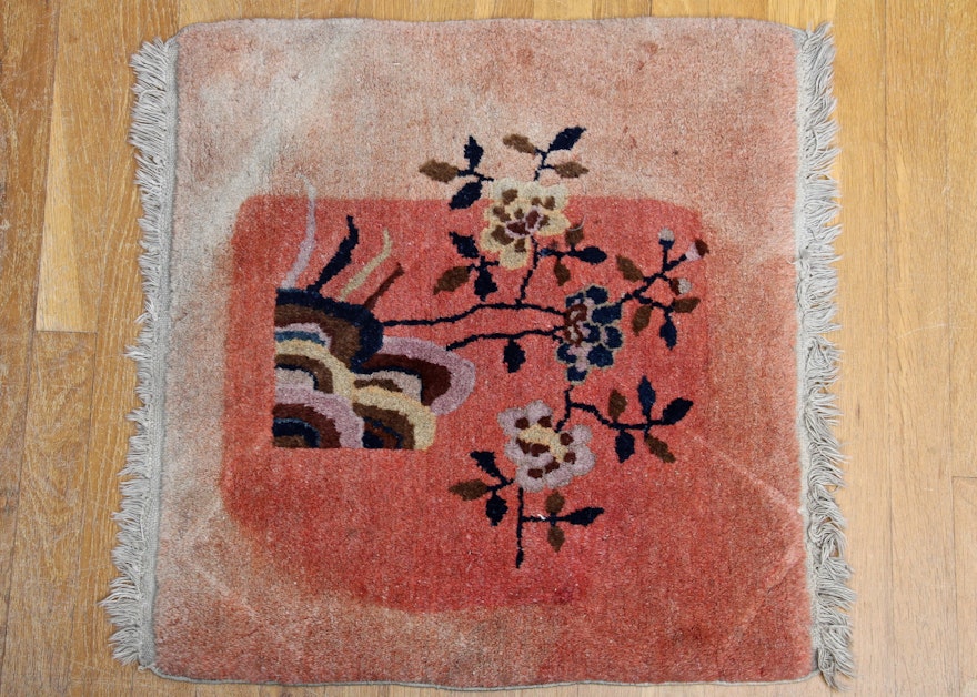 Small Chinese Art Deco Rug