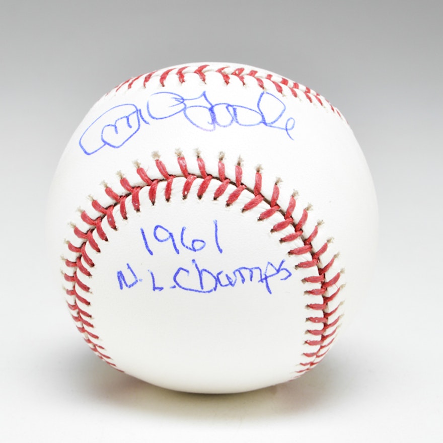 Jim O'Toole Signed Major League Baseball