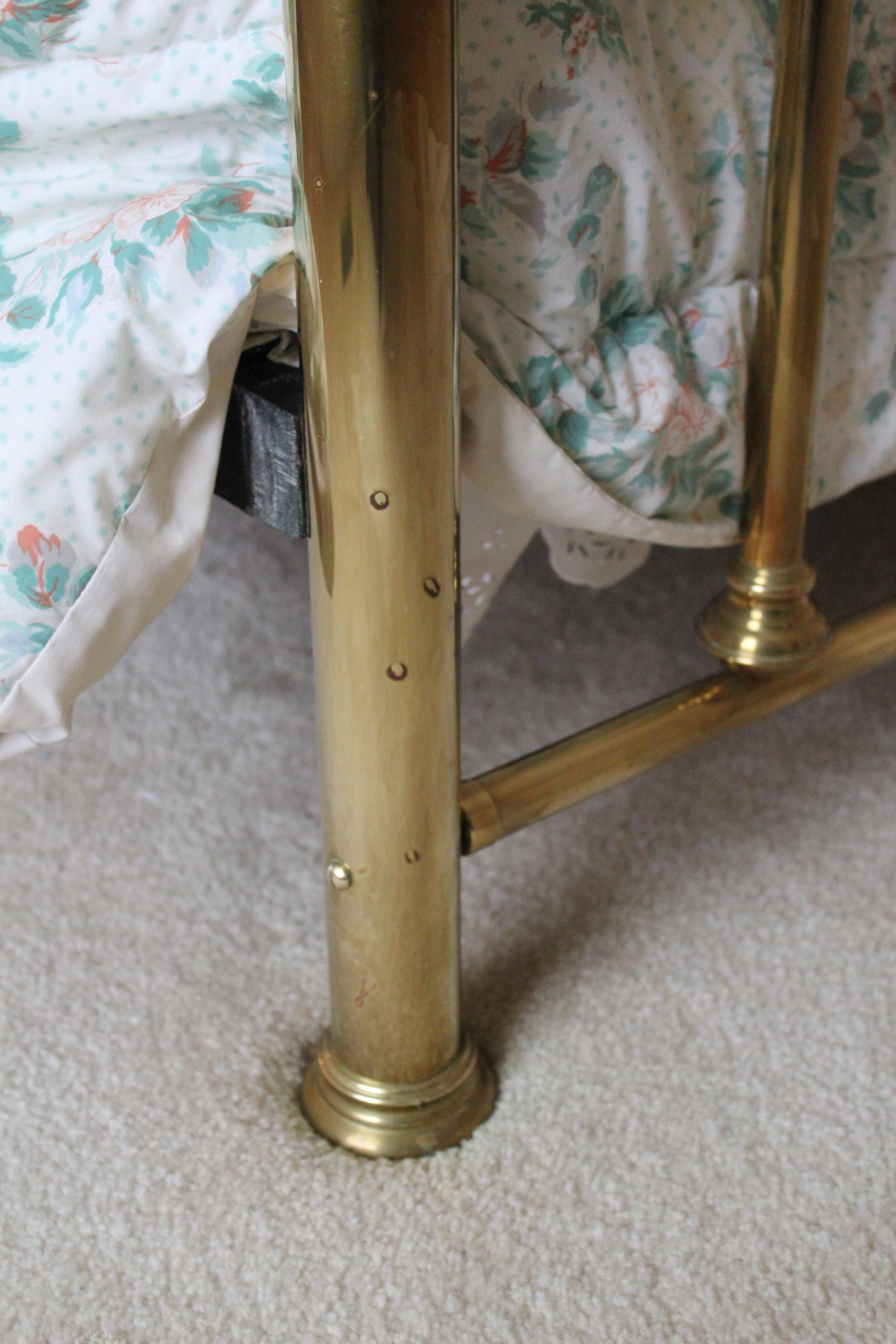 Queen Brass Spindle Bed by Levin's of Virginia