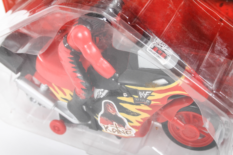 Set of Collectible Wrestler Biker Figures