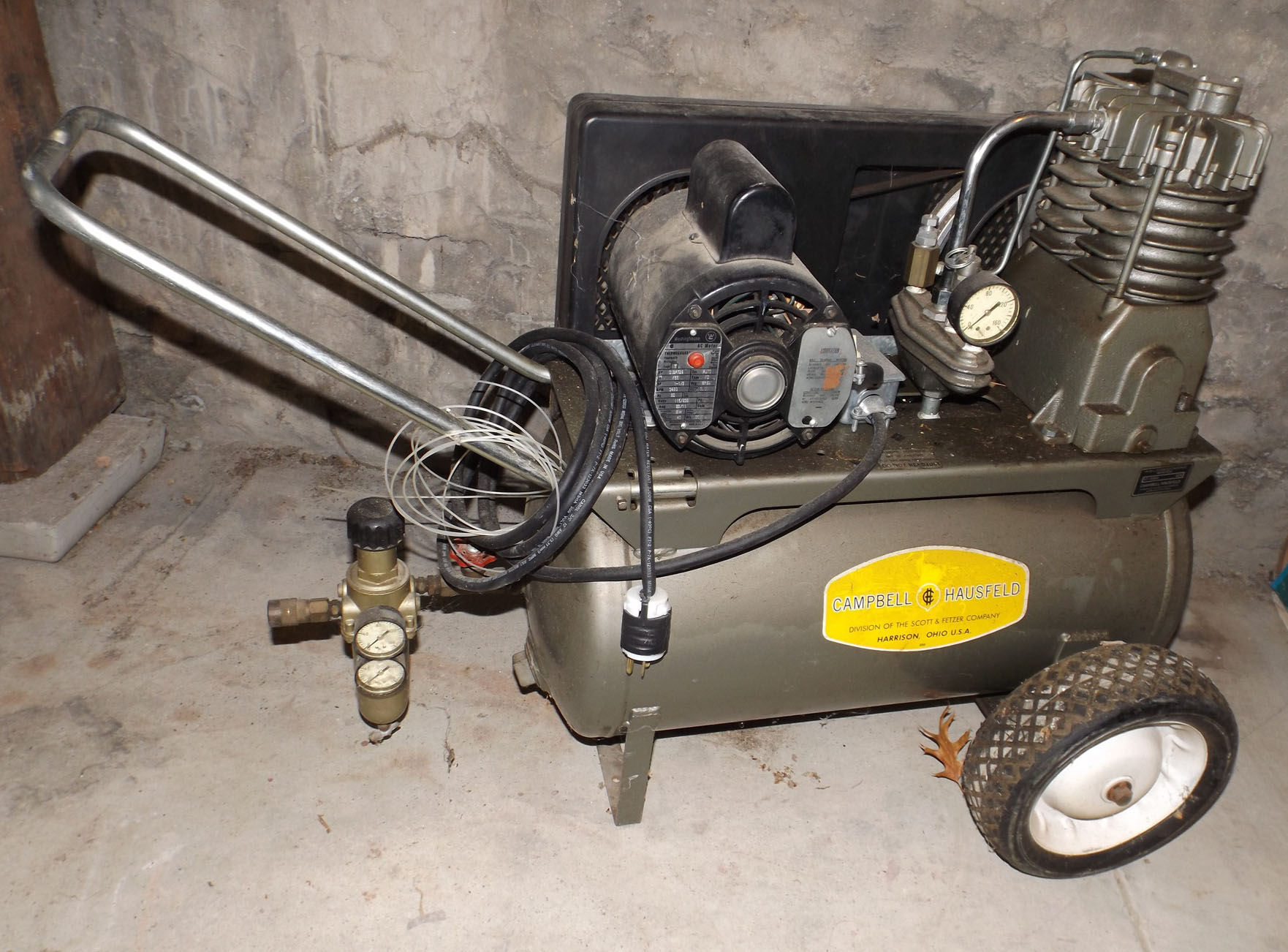 Cambell Hausfeld Air Compressor with Westinghouse Motor
