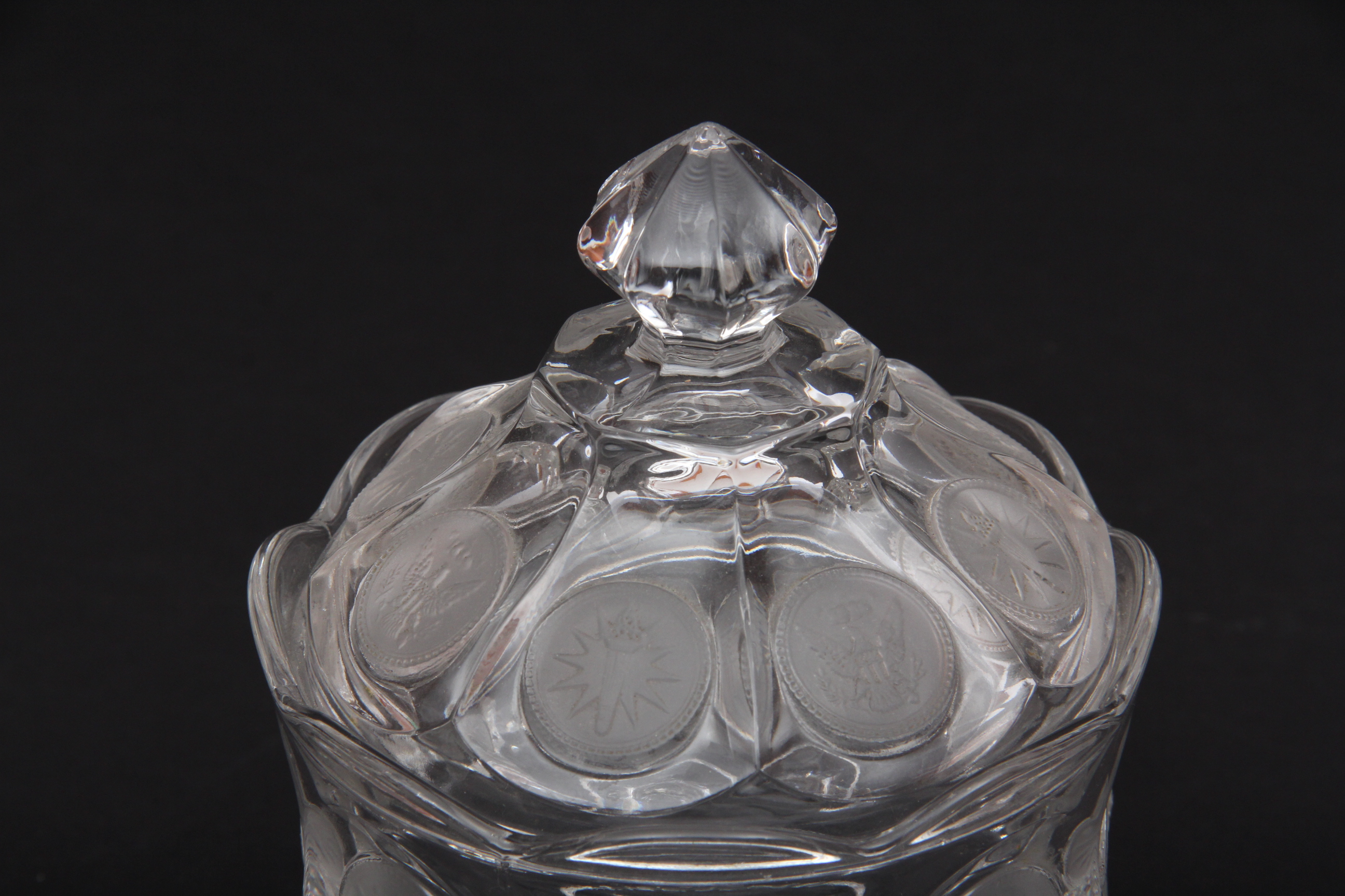 Fostoria Covered Pedestal Candy Dish