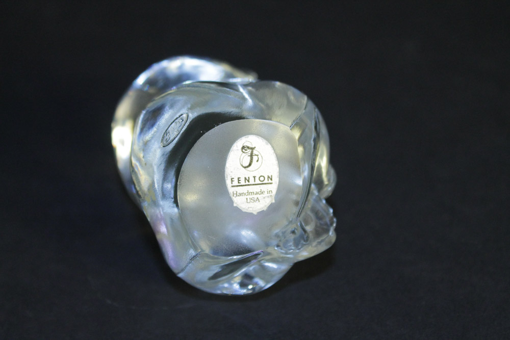 Trio of Clear Glass Animal Figurines