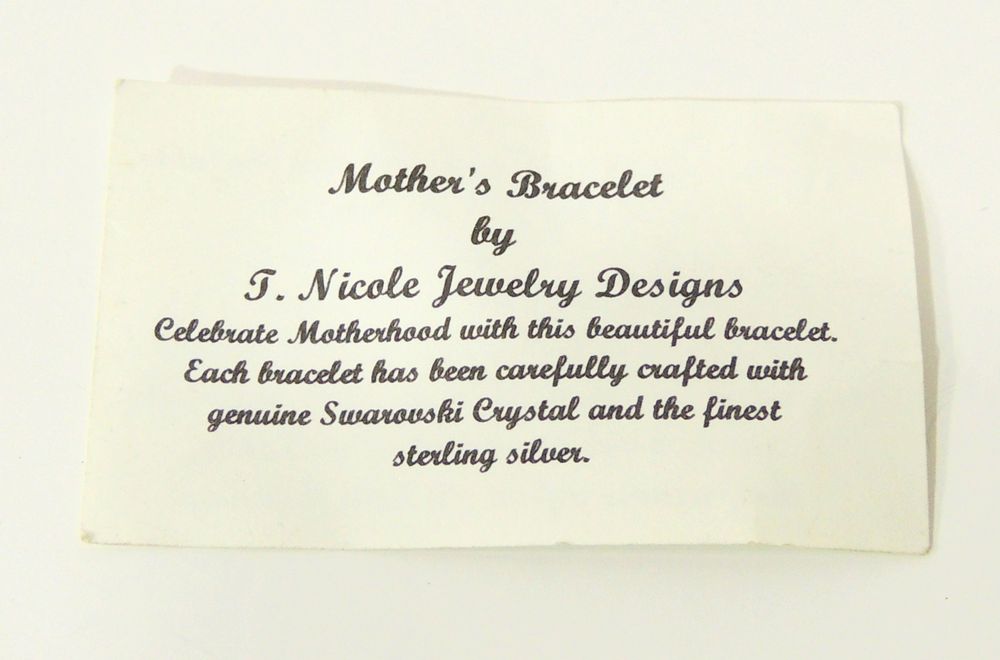 "Mother's Bracelet" by T.  Nicole Jewelry Designs