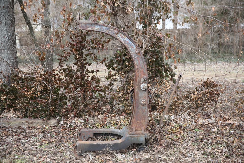 Antique Canton Portable Crane