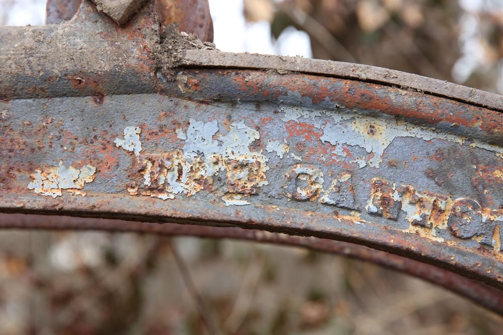 Antique Canton Portable Crane