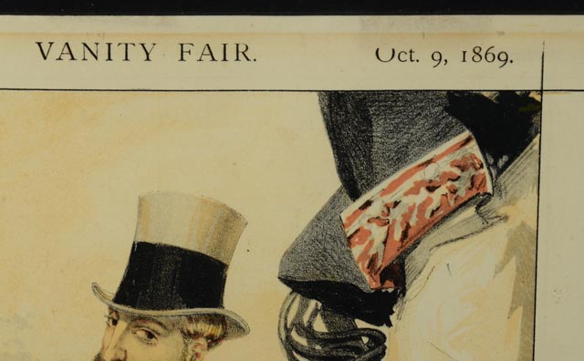 Vintage Vanity Fair Hand-Tinted Caricature Lithograph