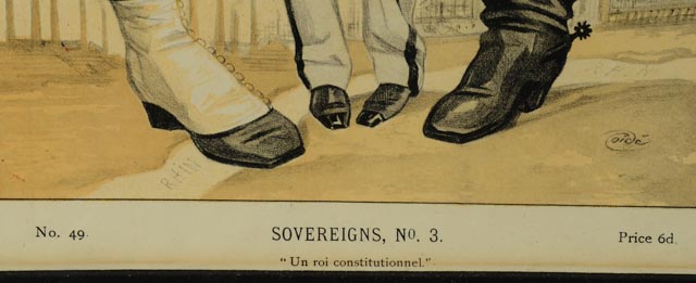 Vintage Vanity Fair Hand-Tinted Caricature Lithograph