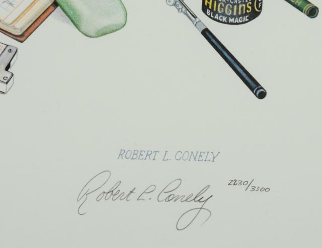Robert L. Conely Signed LE Lithography Print