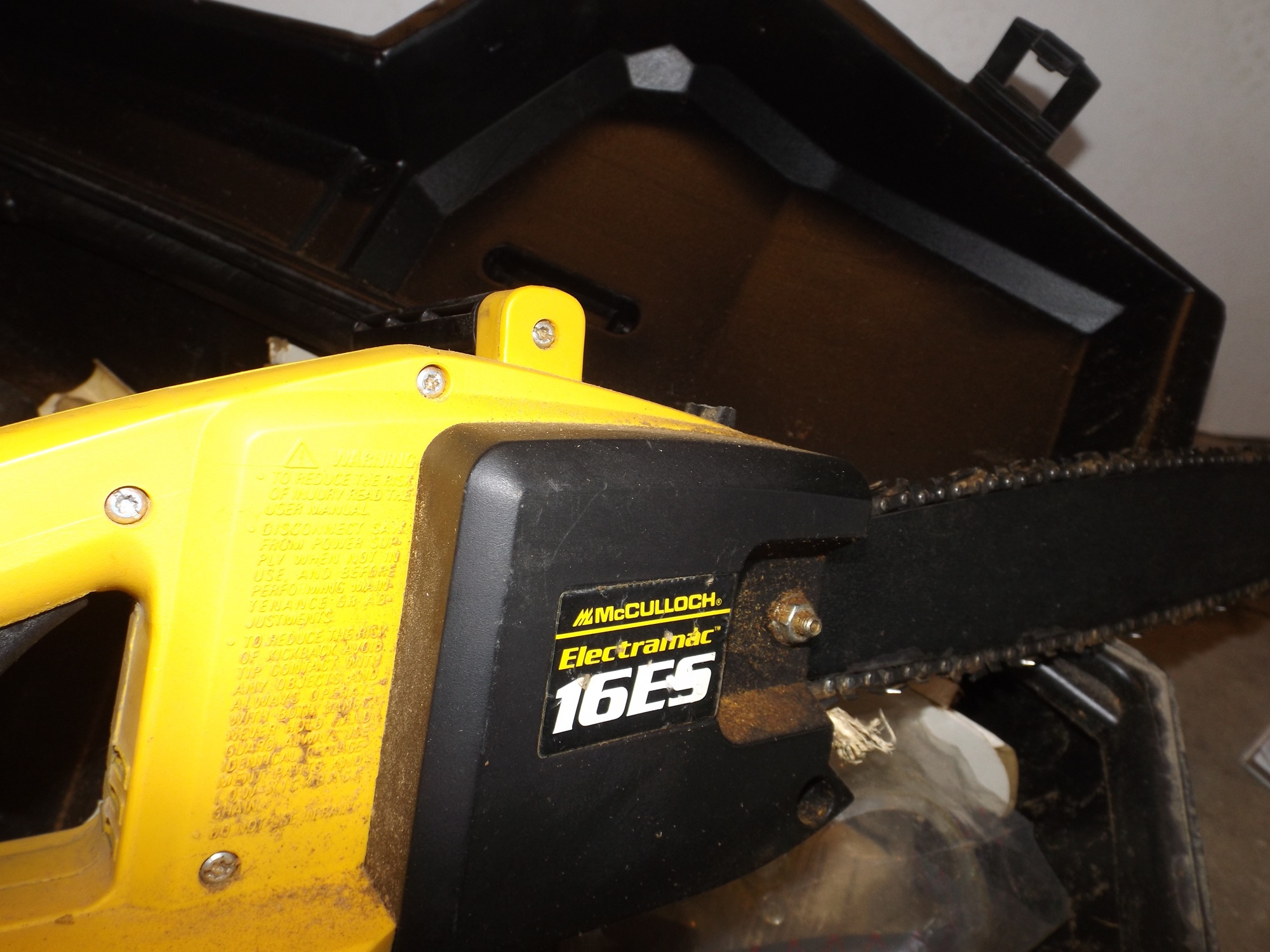 McCullough Electric Chainsaw with Hard Case