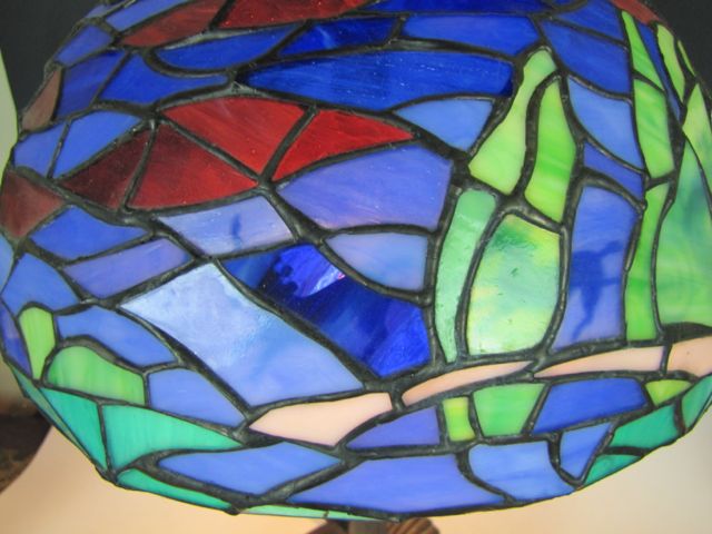 Disney Cinderella Castle Tiffany Style Lamp and Accents