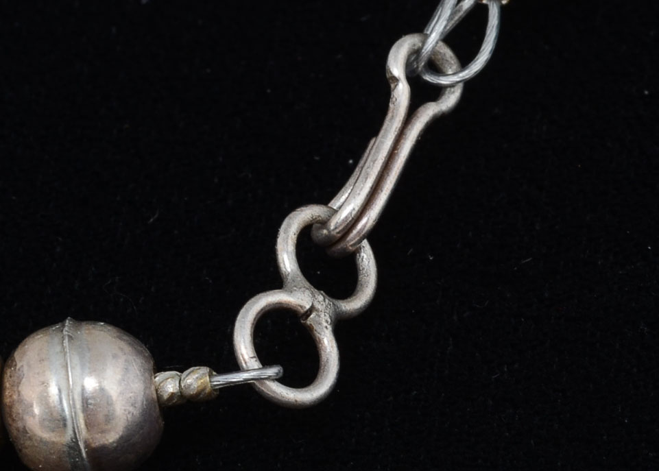 Old Pawn Sterling Squash Blossom Buffalo Nickel Coin Necklace