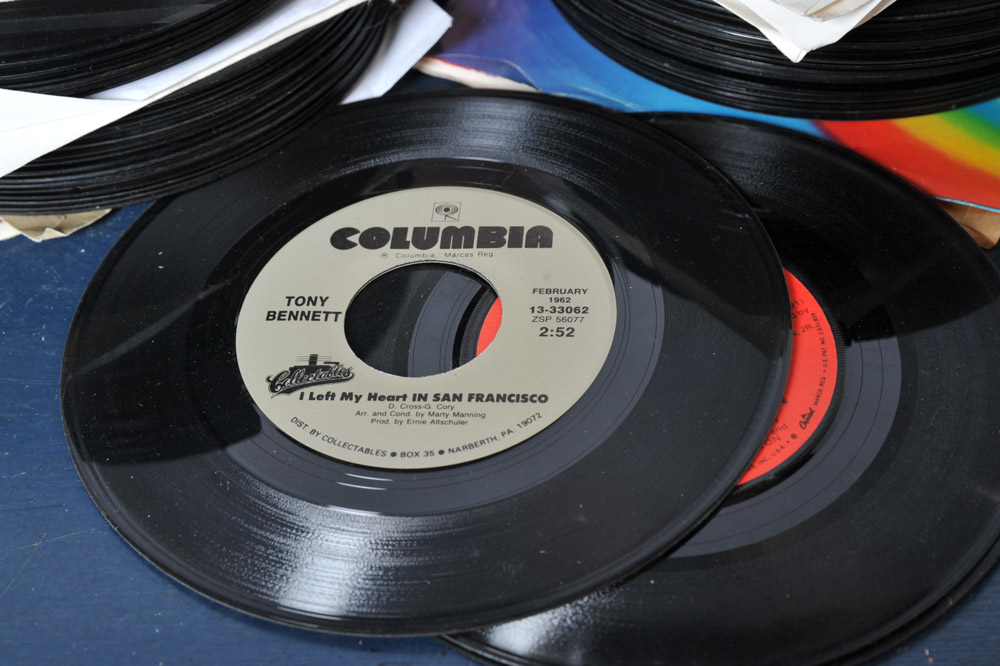 Vintage Forty-five Record Collection