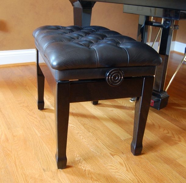 Hailun Ebony Grand Piano (HG178) and Tufted Bench