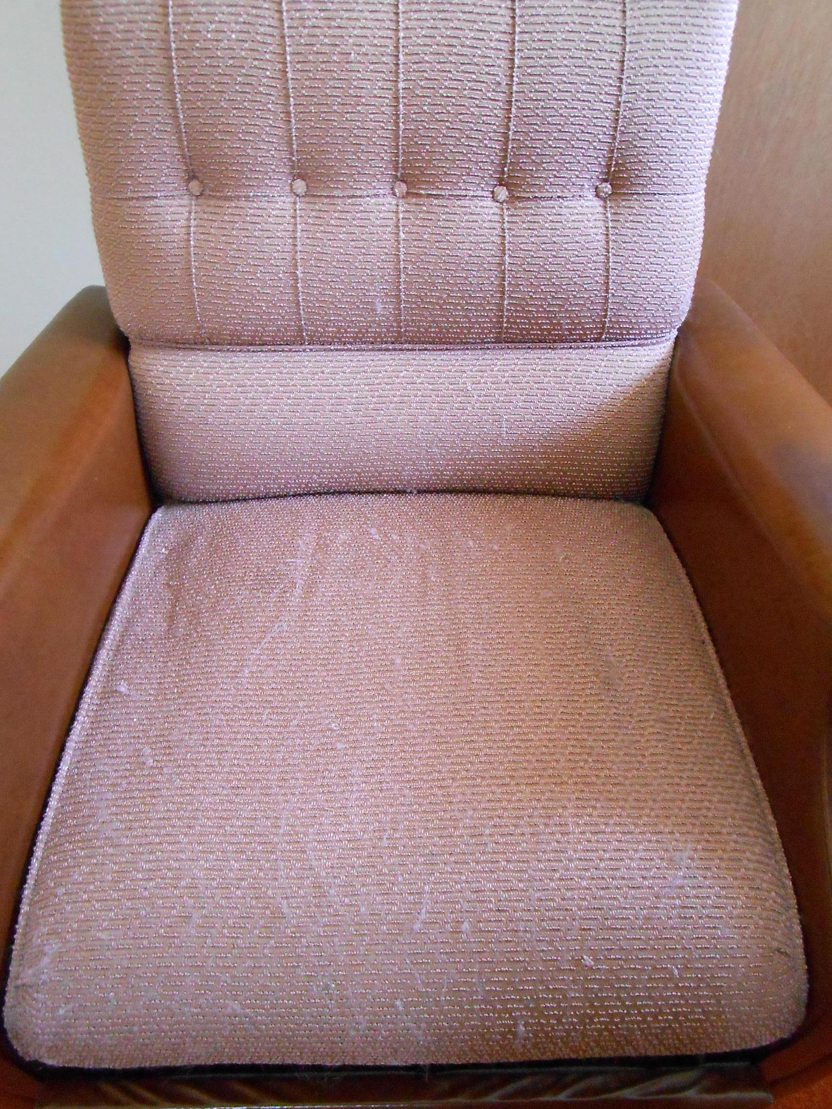 Vintage Brown Vinyl Recliner