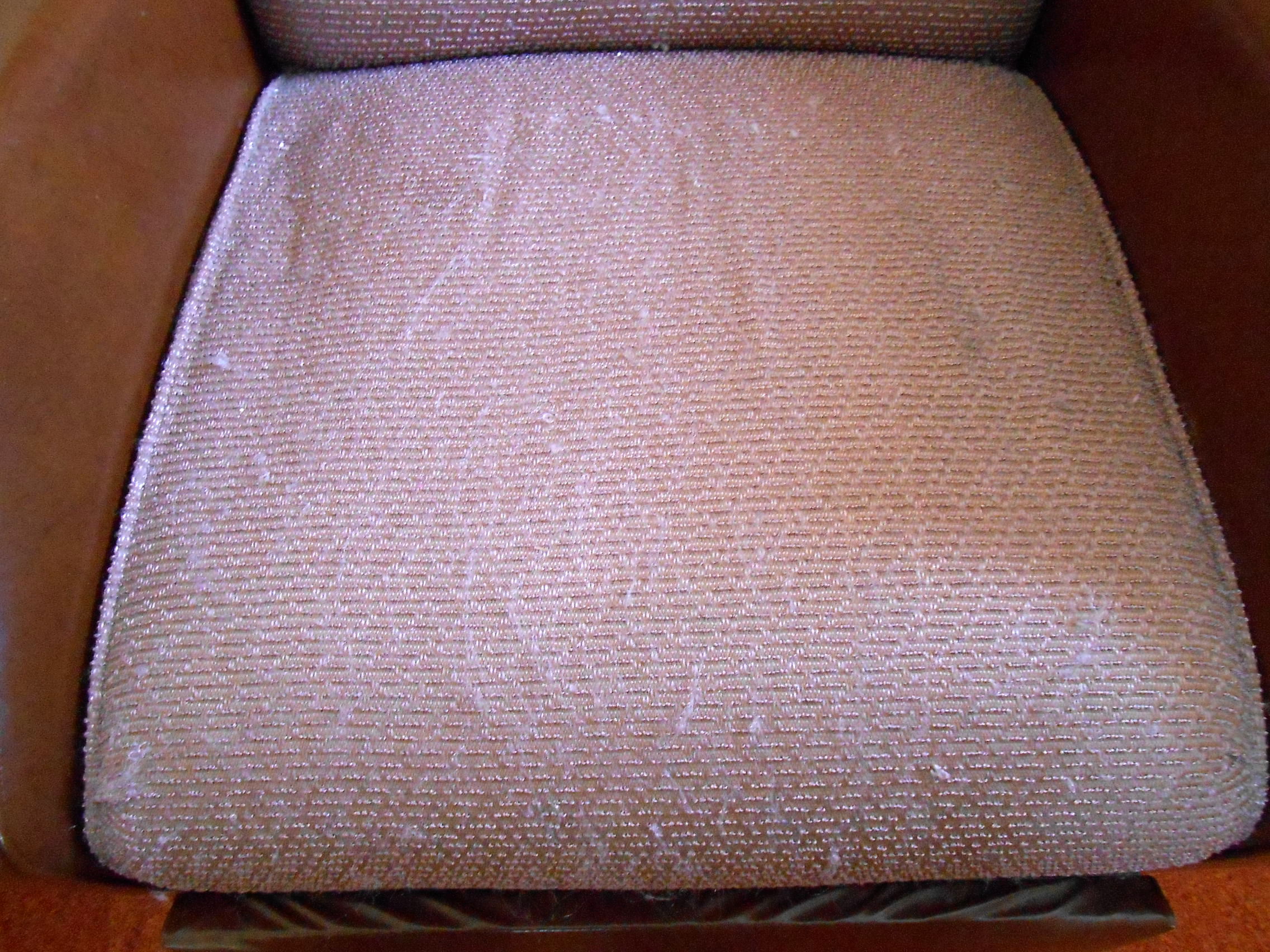 Vintage Brown Vinyl Recliner