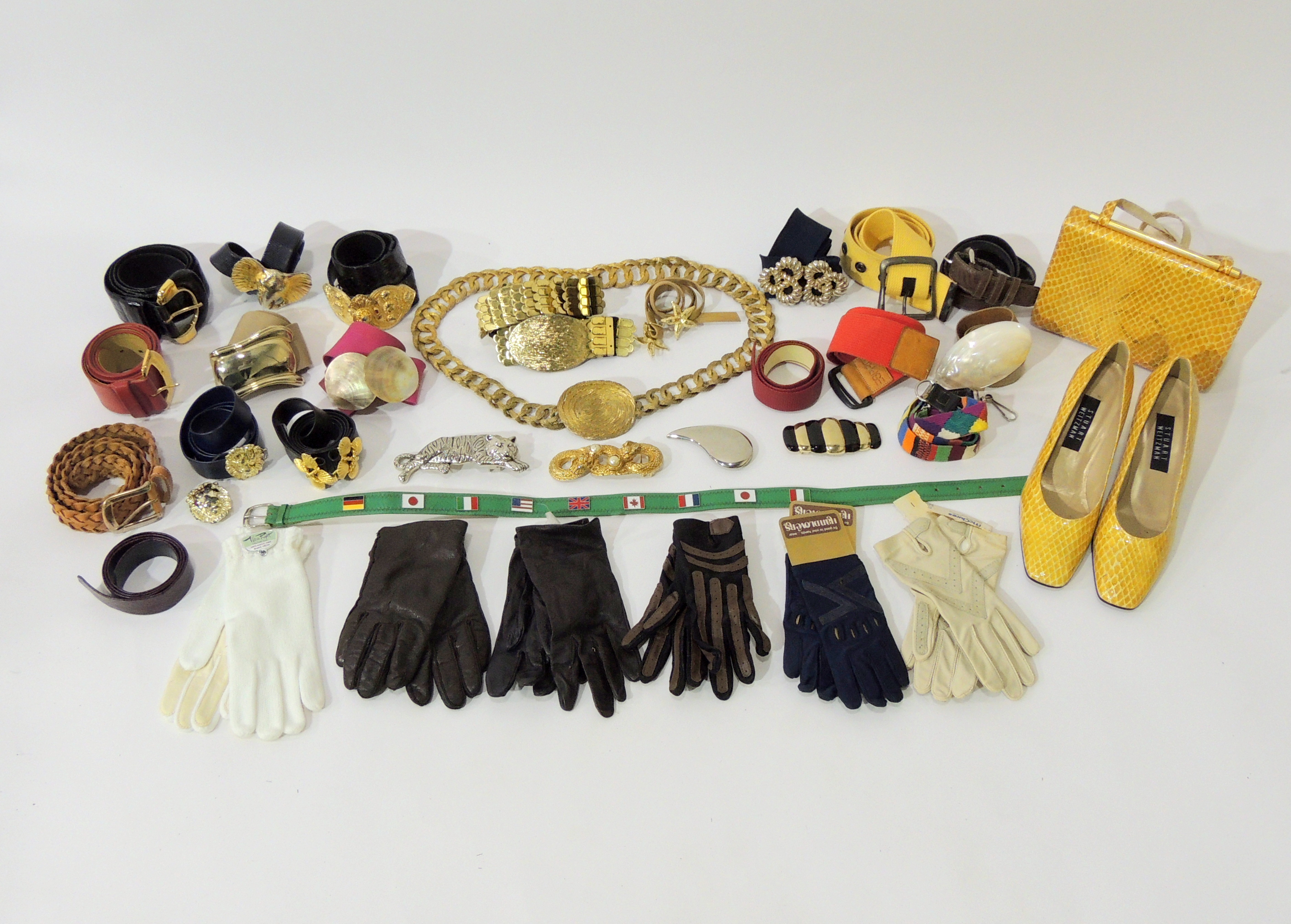 Collection of Vintage Apparel Accessories