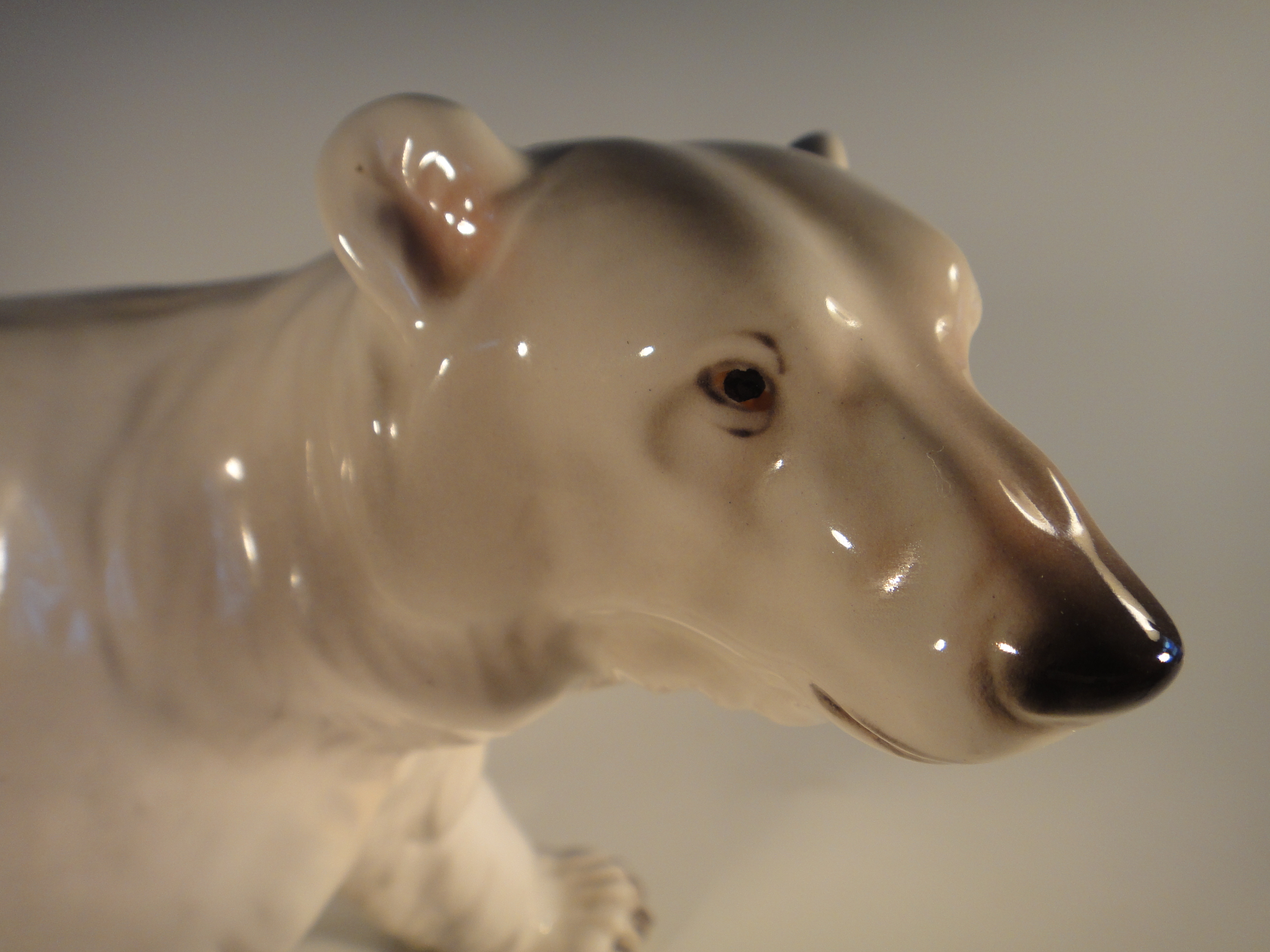 Vintage Austria E&R Golden Crown Polar Bear