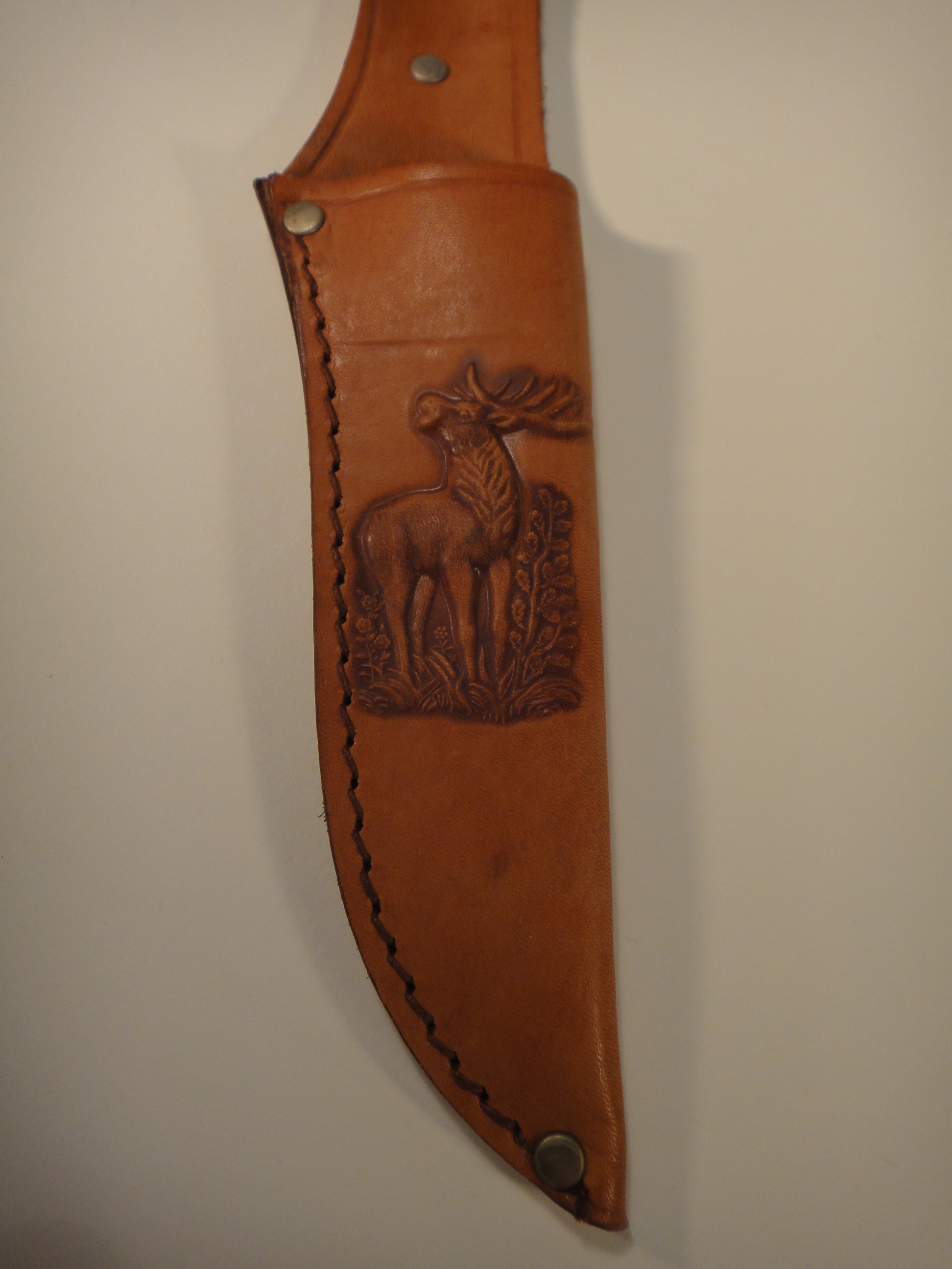 Vintage Edge Brand Original Bowie Knife Soligen Germany & Sheath