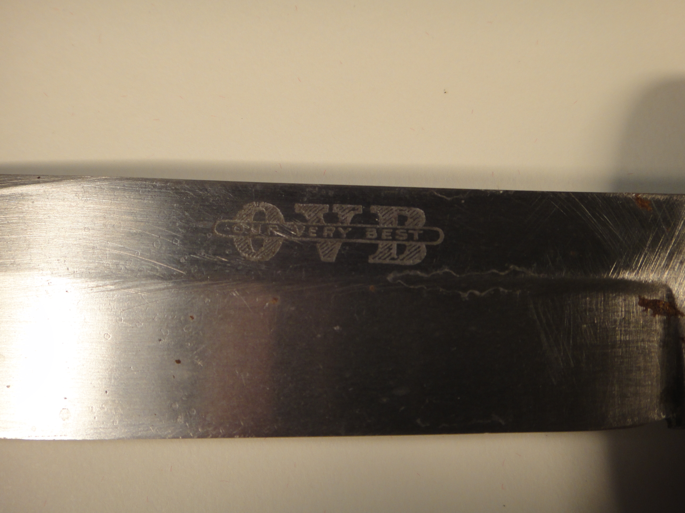 Vintage Our Very Best HSB Fixed Blade England