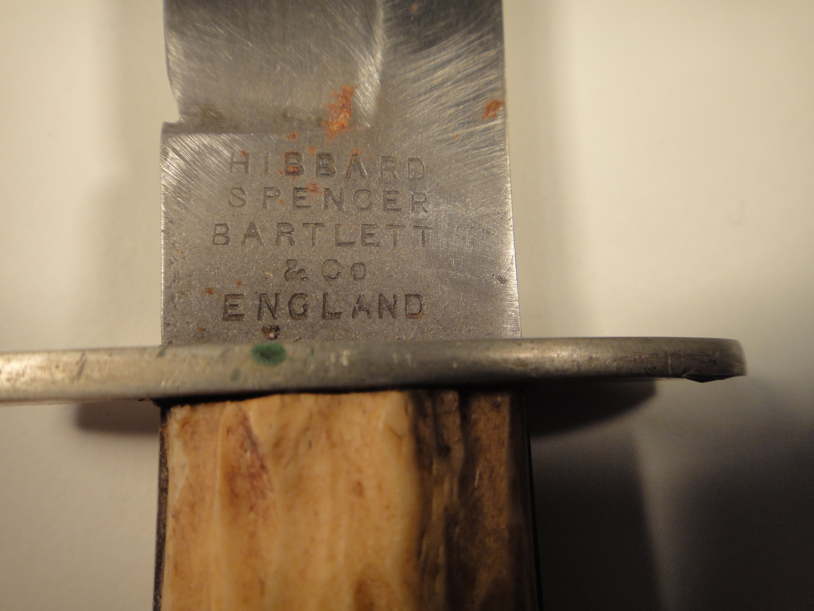Vintage Our Very Best HSB Fixed Blade England
