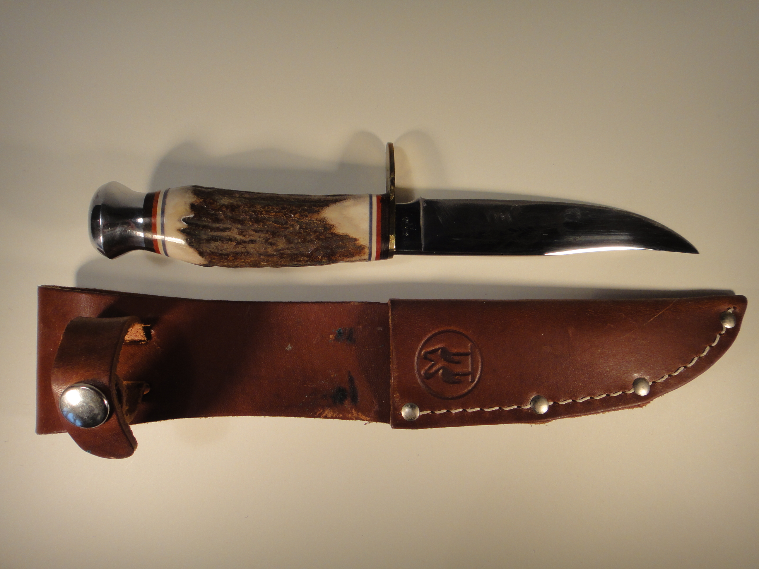 Vintage Robert Klass Hunting Knife #615 Crane Brand Germany