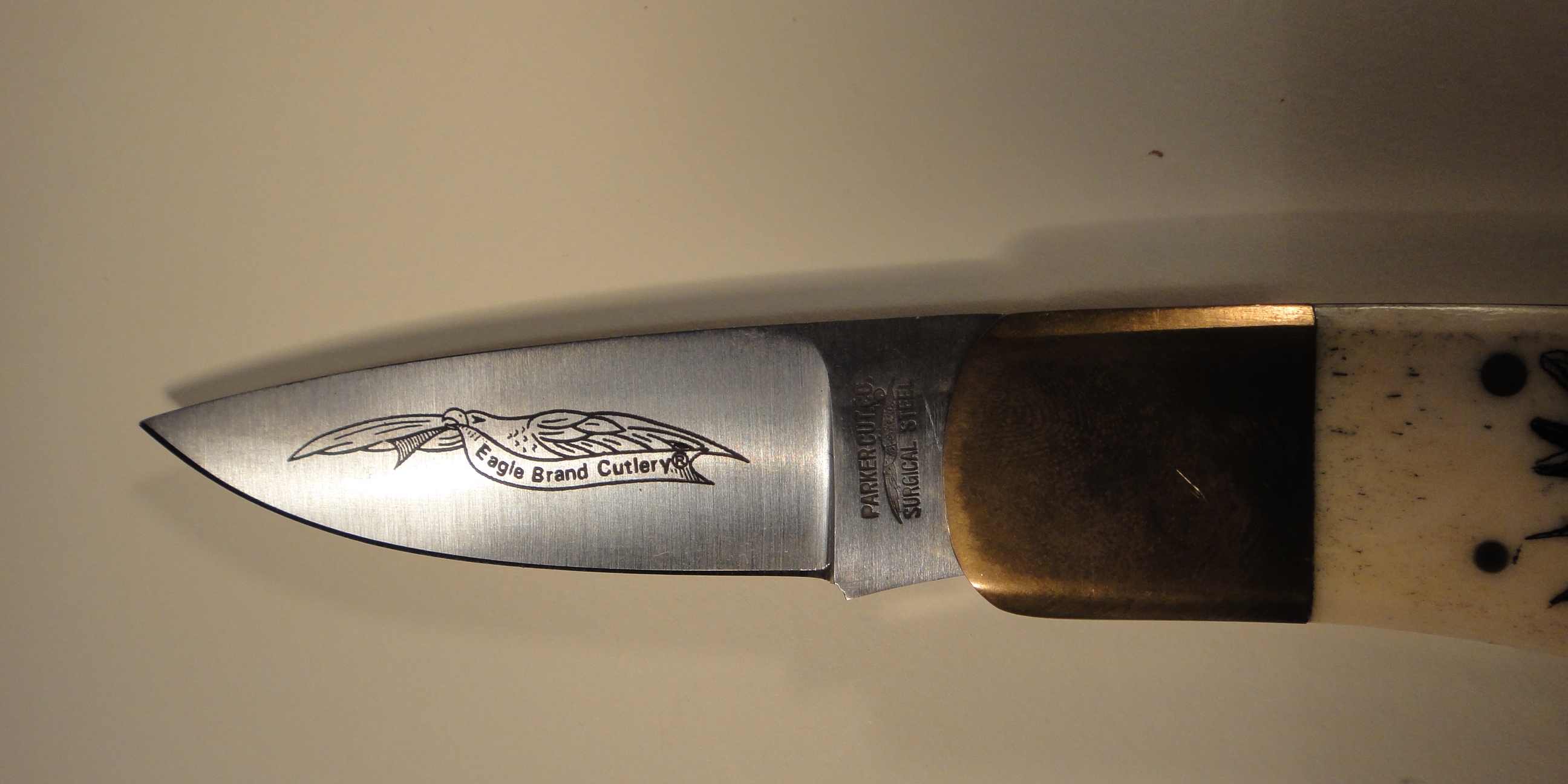 Parker Cut Co. Eagle Brand Folding Pocket Knife Japan