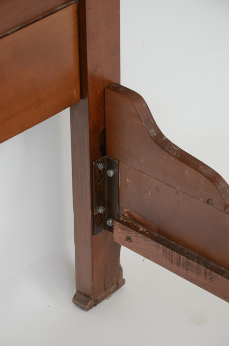 Eastlake Style Walnut Double Bed Frame