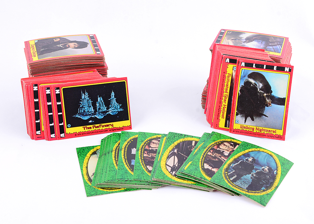 Collectible "Aliens" 1979 Topps Trading Cards