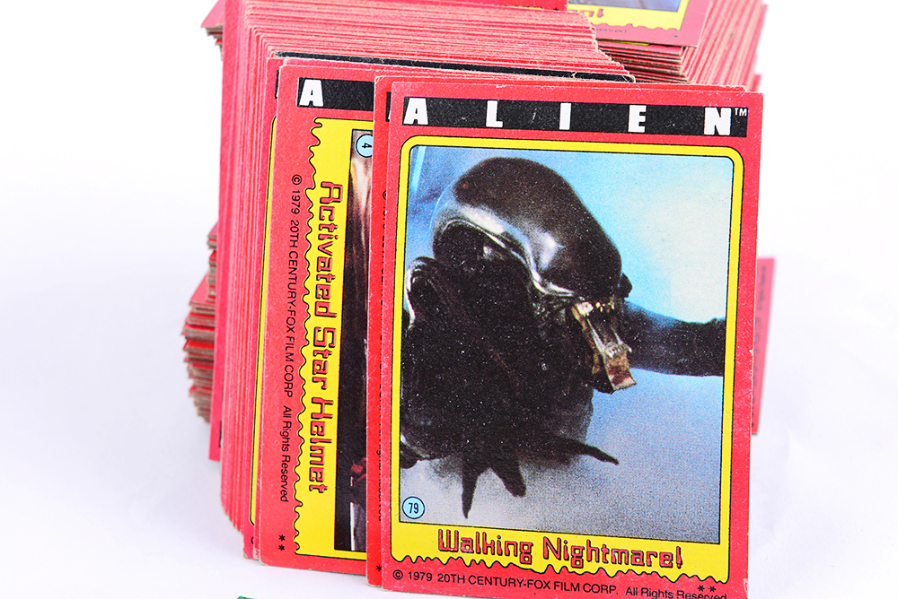 Collectible "Aliens" 1979 Topps Trading Cards