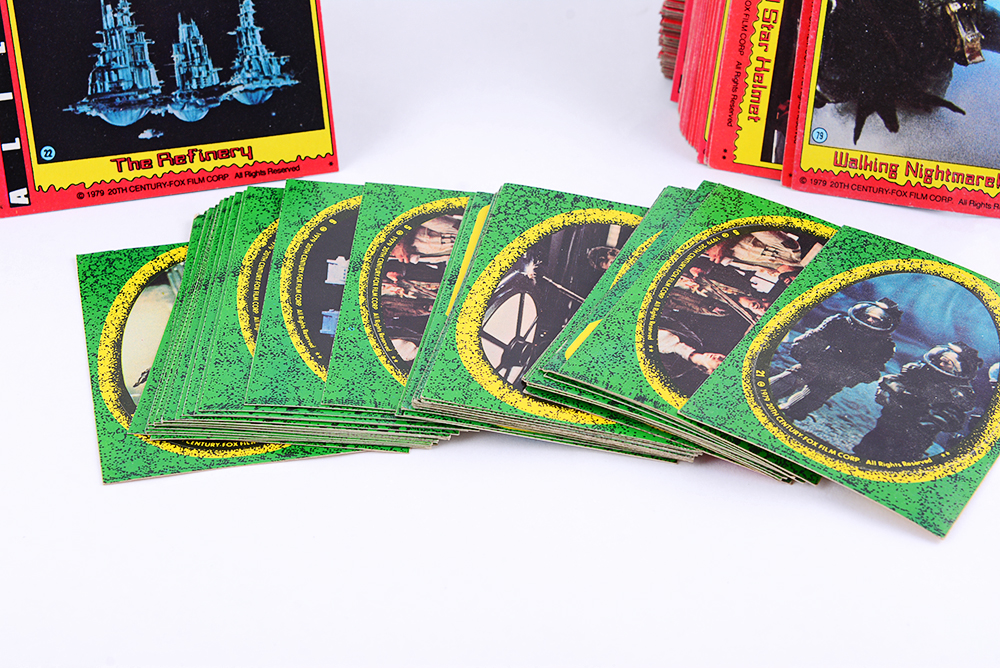 Collectible "Aliens" 1979 Topps Trading Cards