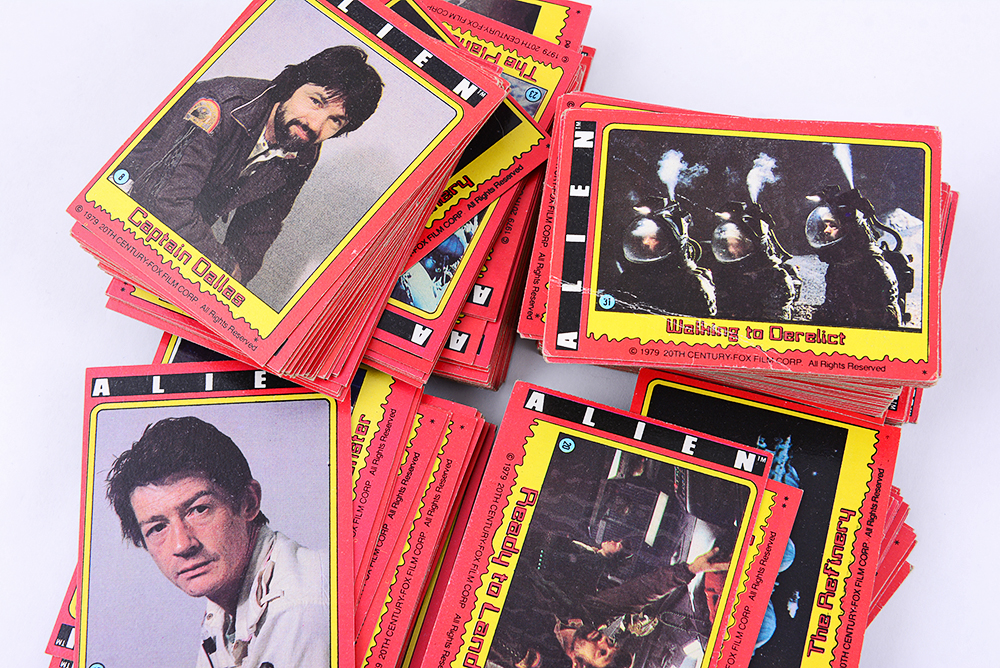 Collectible "Aliens" 1979 Topps Trading Cards