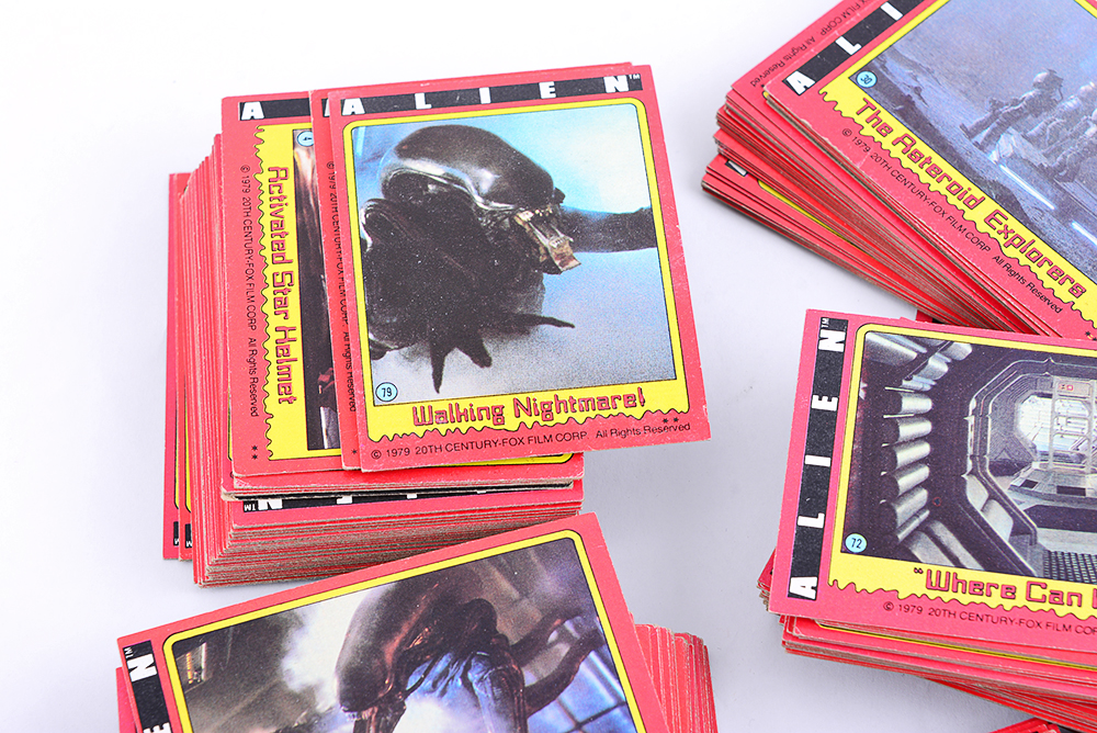 Collectible "Aliens" 1979 Topps Trading Cards
