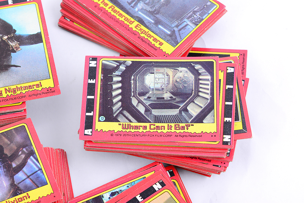 Collectible "Aliens" 1979 Topps Trading Cards