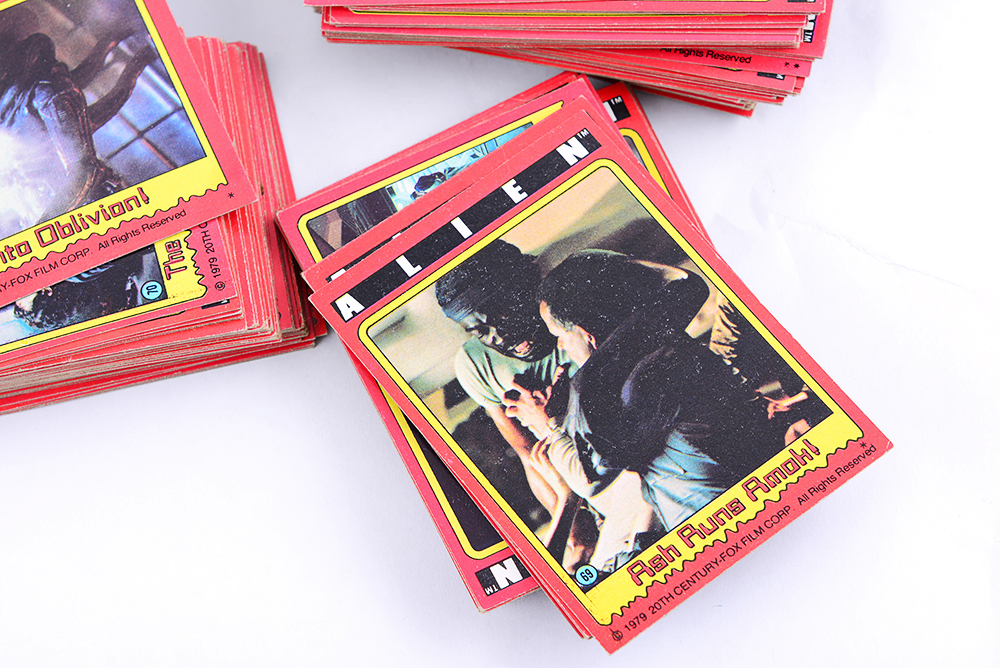 Collectible "Aliens" 1979 Topps Trading Cards