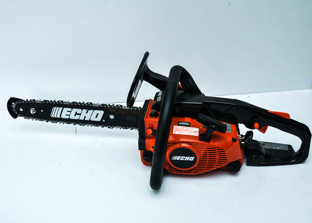 ECHO CS 306 Chainsaw and an Extension Pole Branch Trimmer