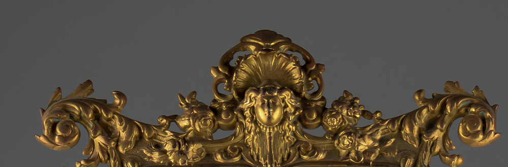 Early 1900s Bradley & Hubbard Petticoat Mirror