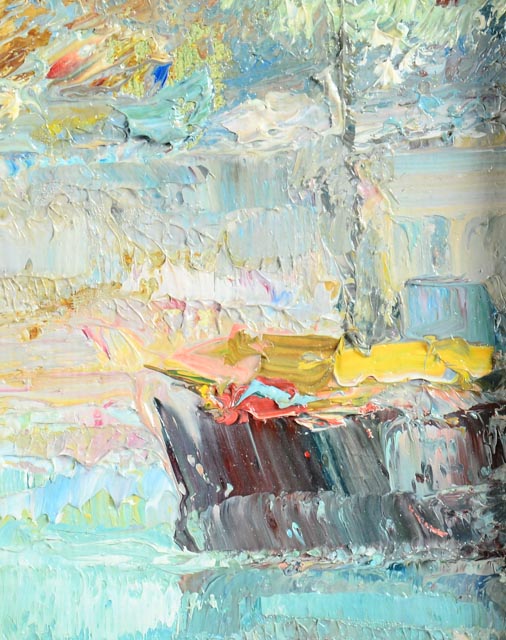 Original H. Benali Oil Painting on Canvas