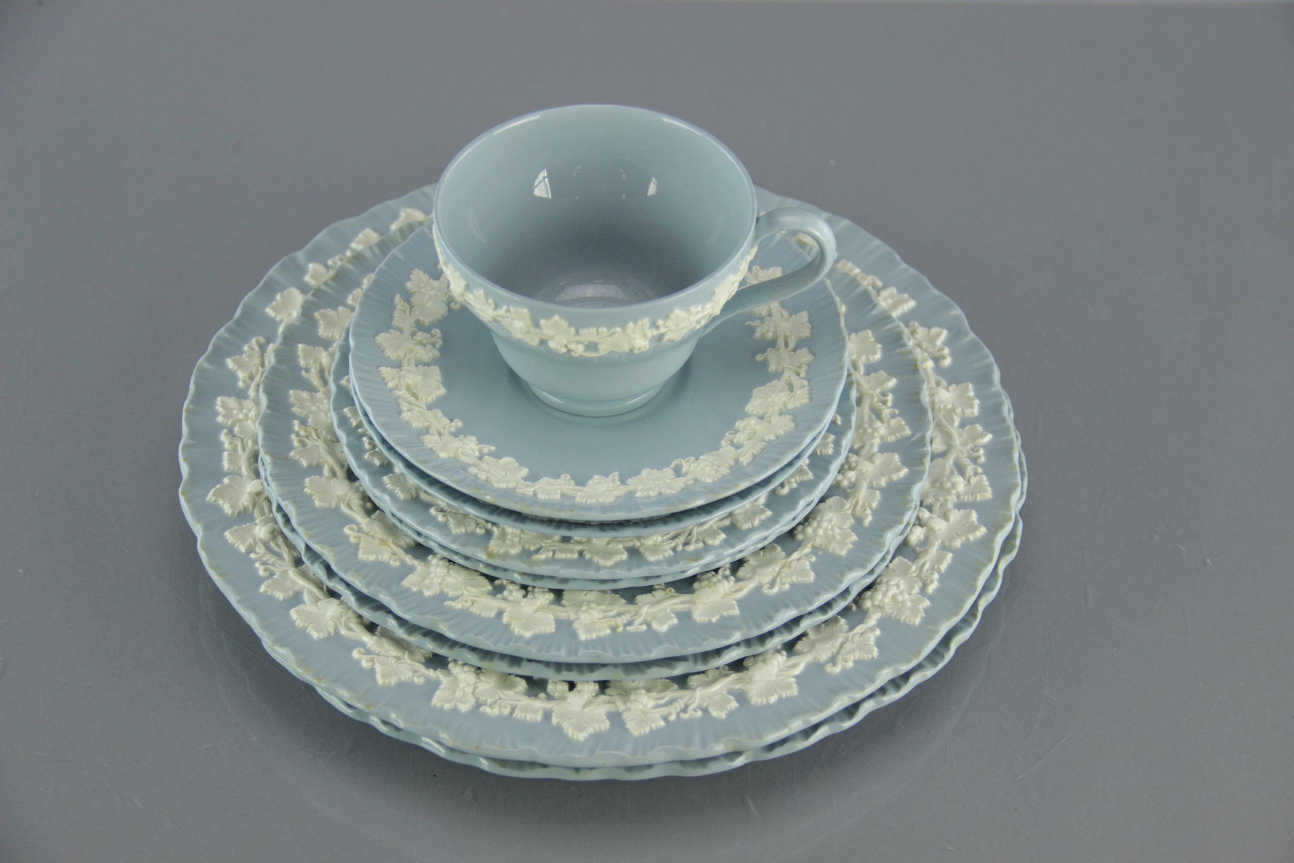 Wedgwood Jasperware China with Wedgwood Christmas Plates