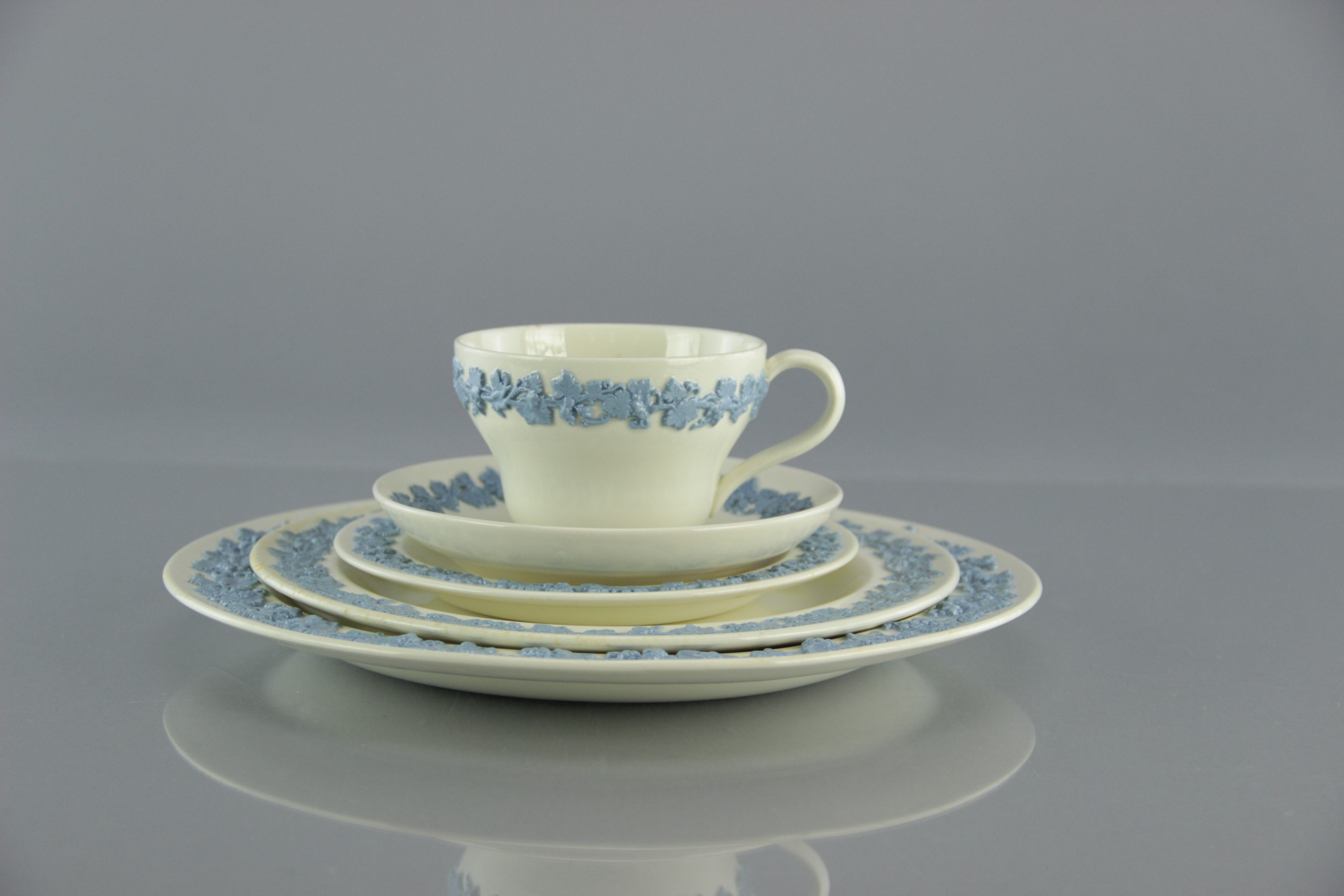 Wedgwood Jasperware China with Wedgwood Christmas Plates